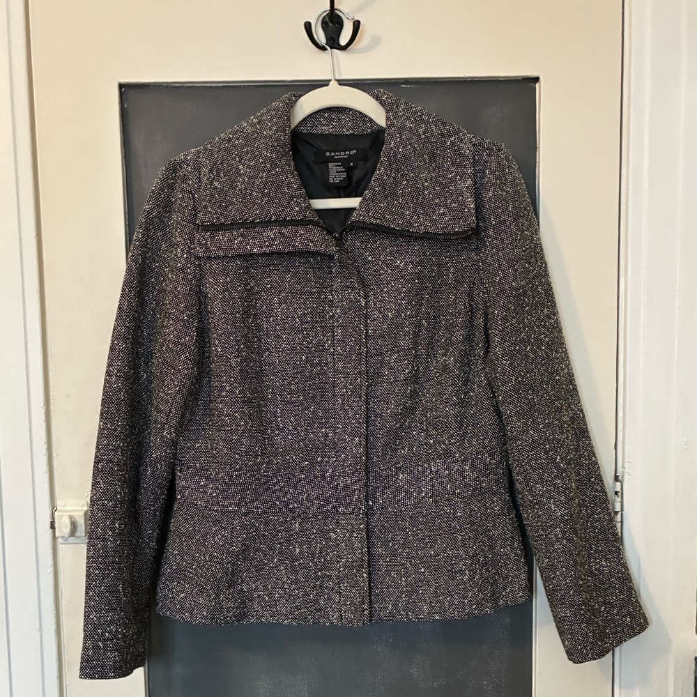Sandro Sportswear Women's Tweed Jacket